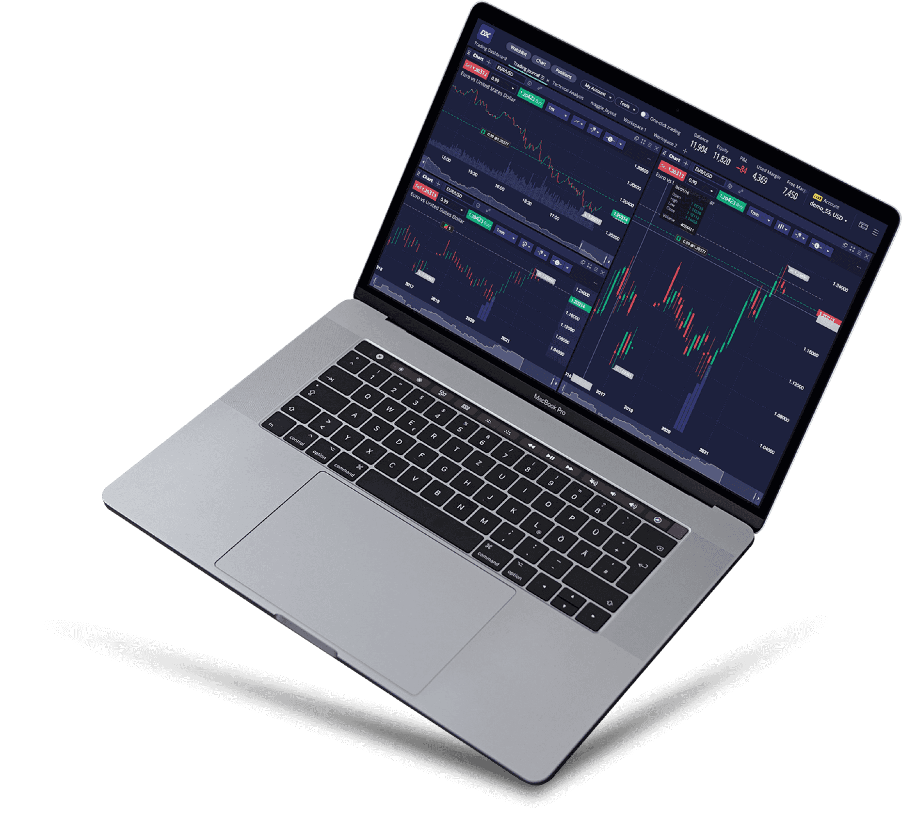 Plateforme de trading en ligne Deriv X