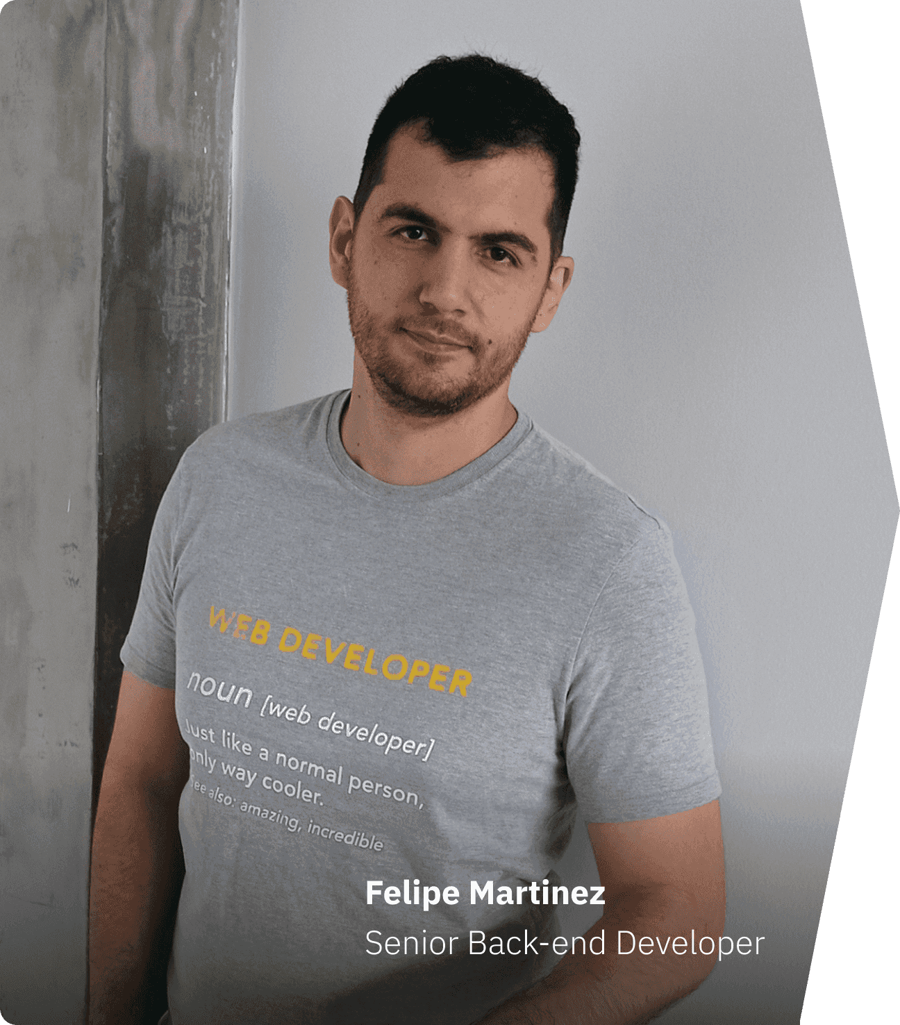 Felipe Martinez  - Senior back-end developer 