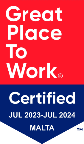Malta Great Place to Work 2023 Certification Badge